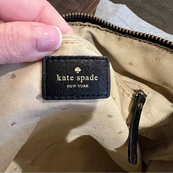 Kate Spade Maryanne Quilted Bag - Black Leather with Chain Details - Picture 10 of 11